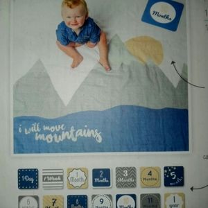 New Lulujo babys first year blanket & cards